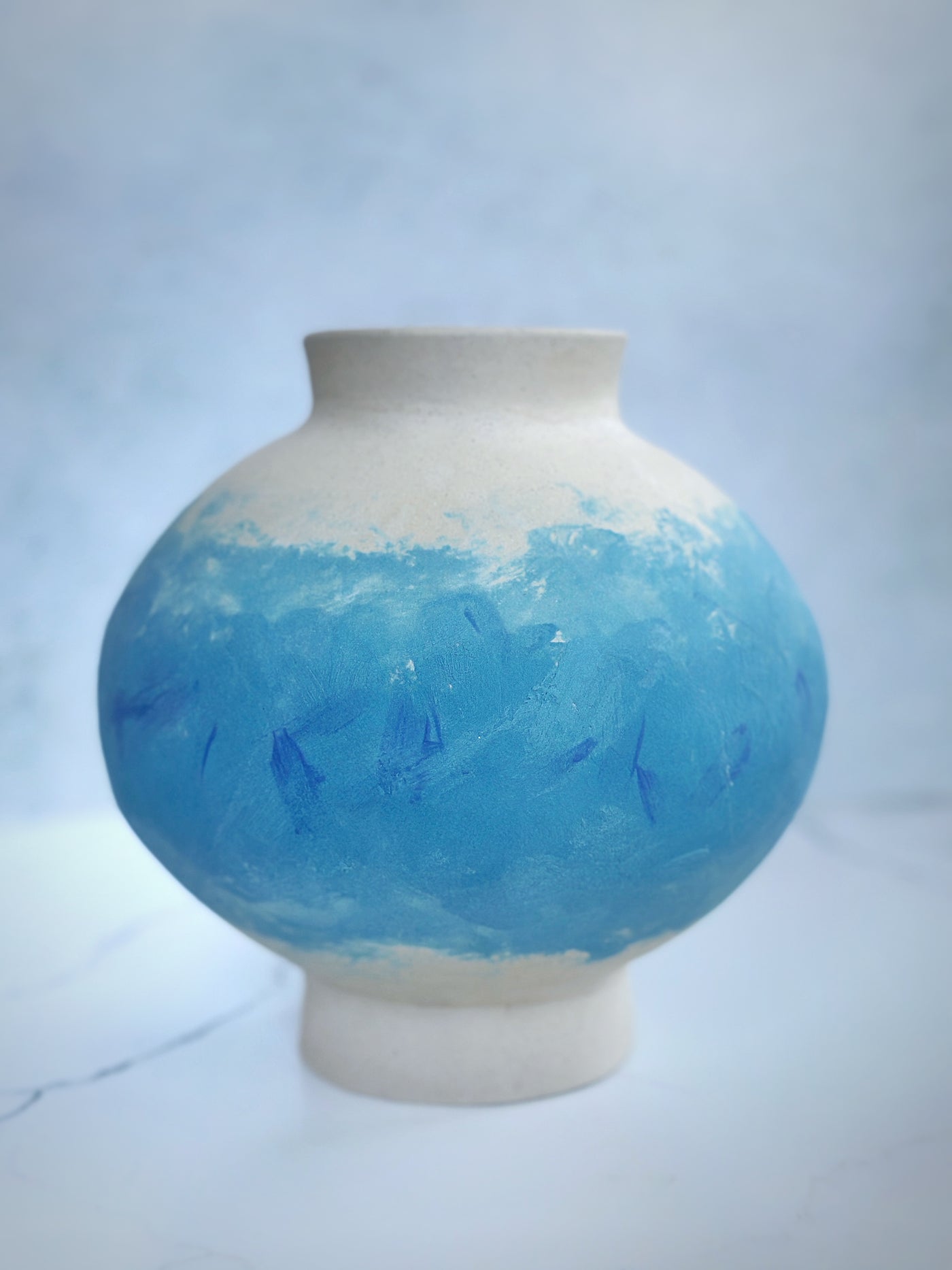 Blue Slip Jar